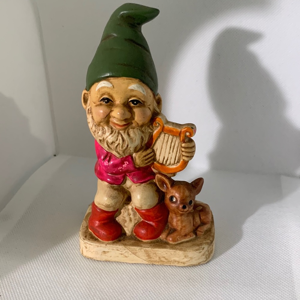 Homco ceramic Gnome Fawn Deer Figurine